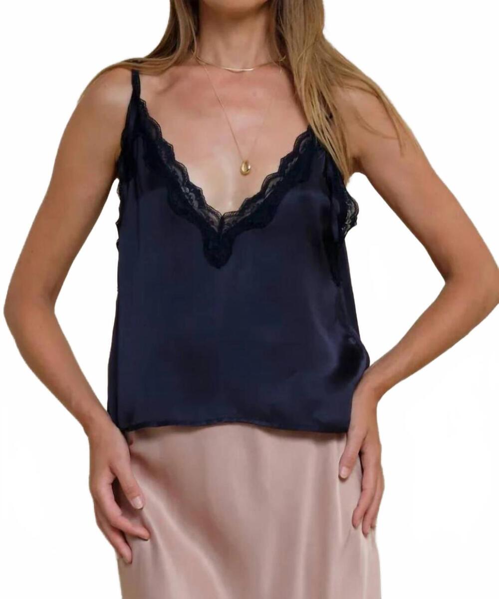NEW ILOVELILYA orina camisole top in navy